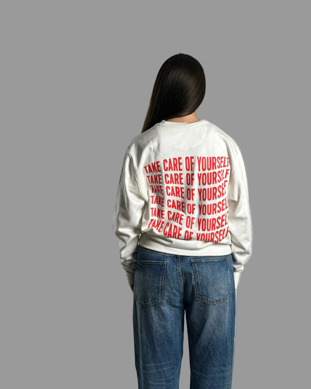 Sweatshirt „Take care of yourself“