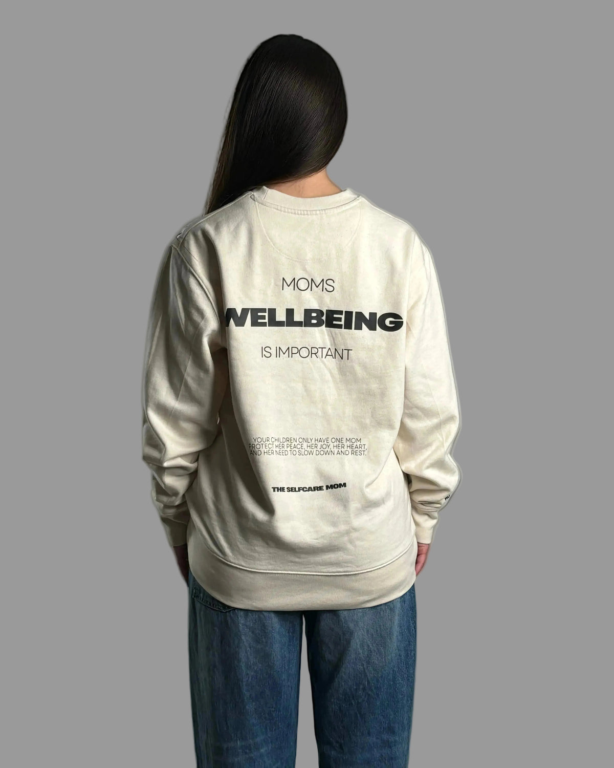 Sweatshirt „Mom’s Wellbeing Is Important“
