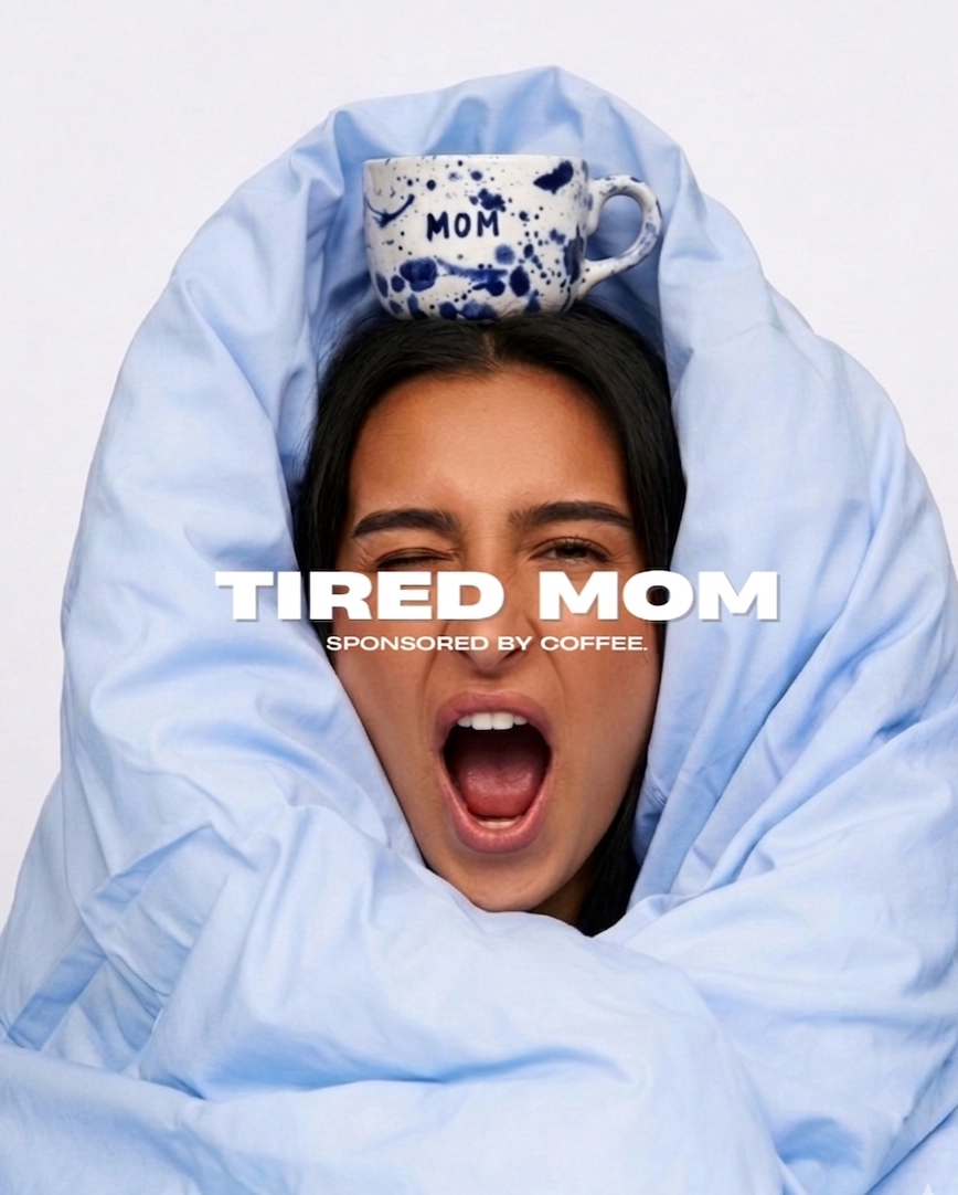 Blue Speckle Mom Cup - I AM A GOOD MOM